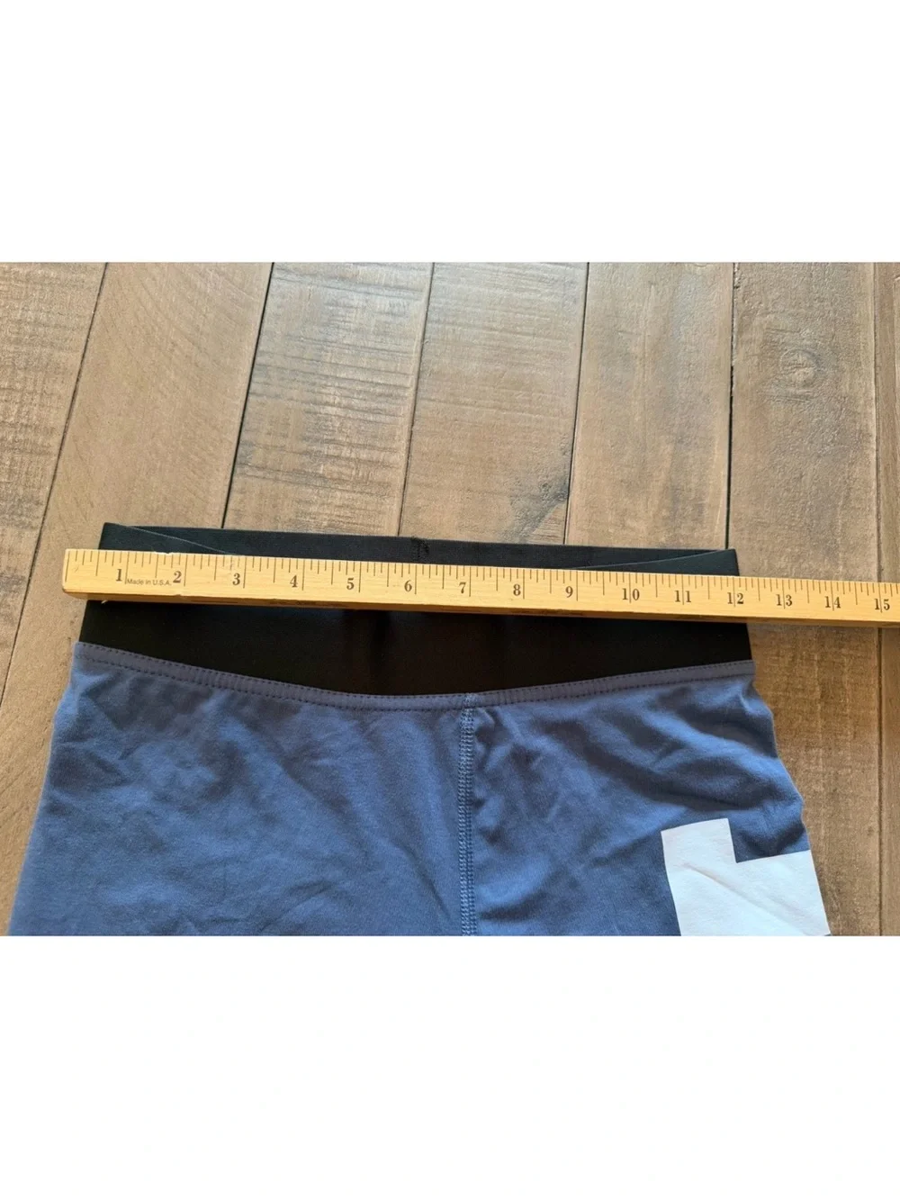 Nike Just Do It Leg-A-See Women’s Workout Leggings Size Small Blue/White Logo